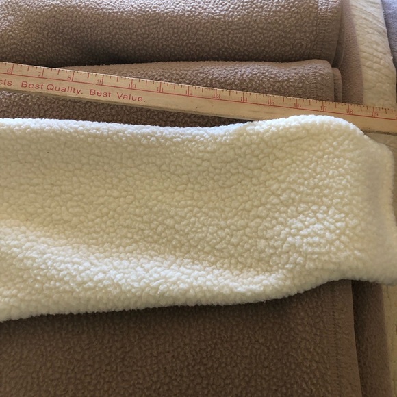 J. Crew Woman’s Sherpa Fleece Half-Zip Pullover Jacket X-Large Teddy Ivory - Picture 11 of 16